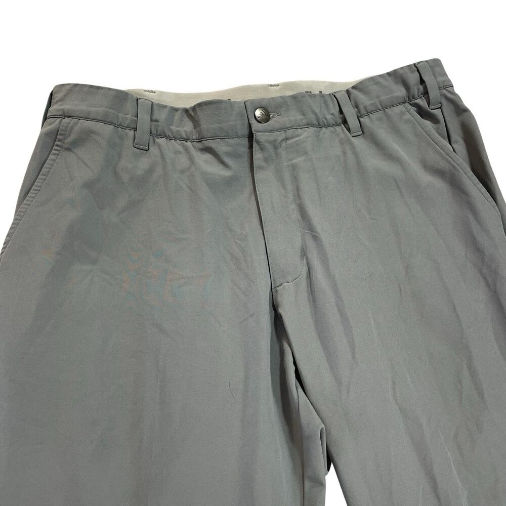 Adidas Performance Golf Pants Men's Fit 35x32 (36x32 Tag) Gray Stretch Chinos